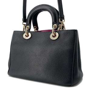 Dior Black Handbag issimo  Christian Leather